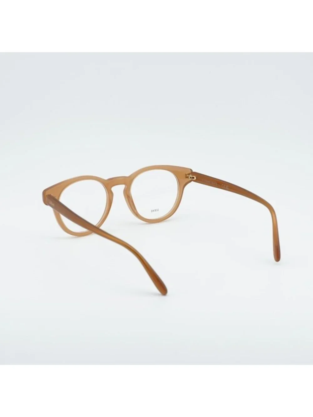 Loewe LW50085I 047 Unisex Eyeglasses Shiny Brown 49mm Round Frame